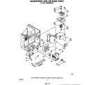 Whirlpool MW8800XR0 magnetron and air flow diagram