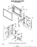 Door and latch