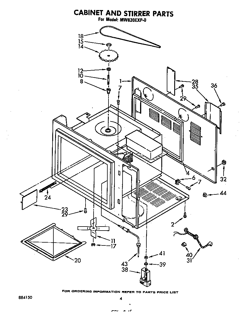Cabinet and stirrer