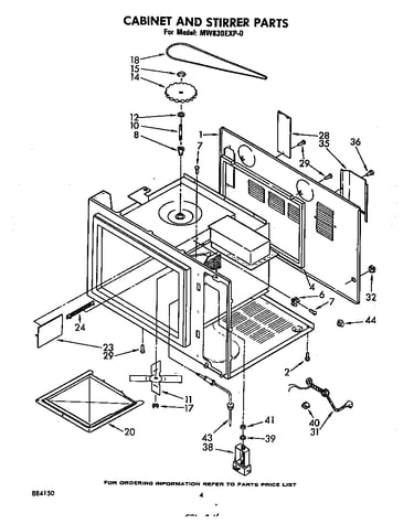 Cabinet and stirrer