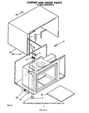 Cabinet and hinge