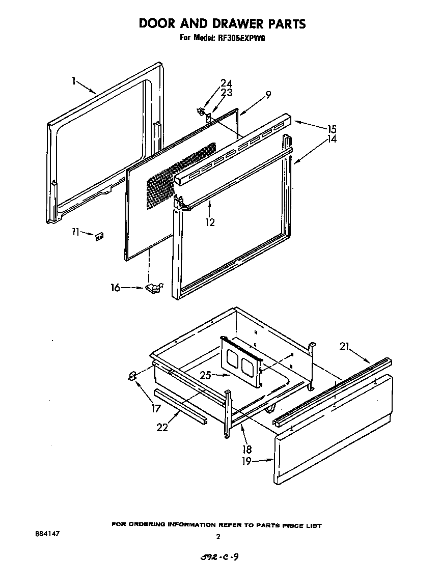 Door and drawer