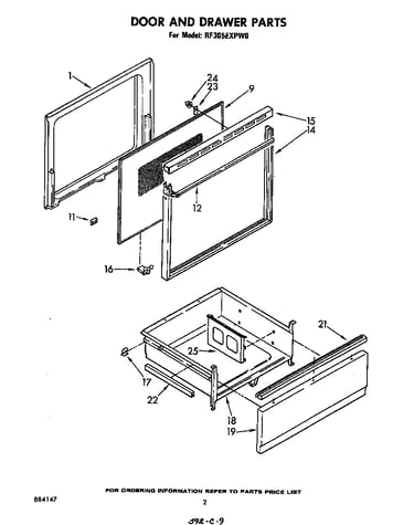 Door and drawer