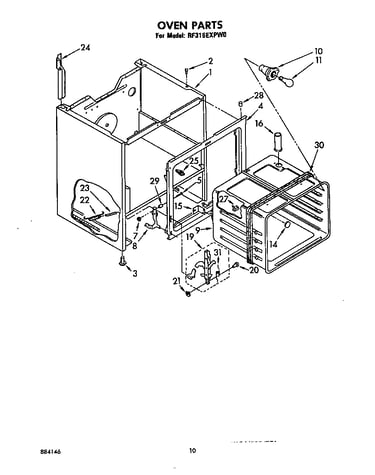 Oven body