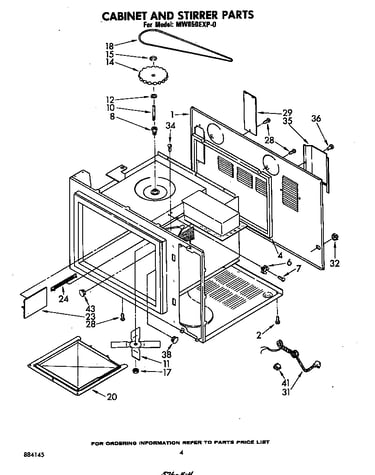 Cabinet and stirrer