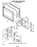 Door and latch