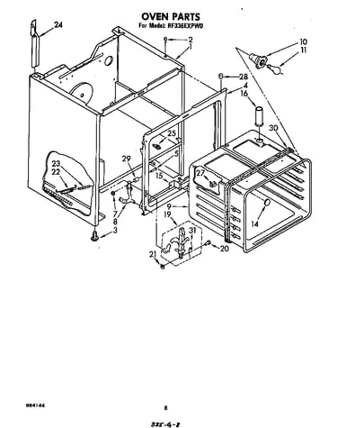 Oven body