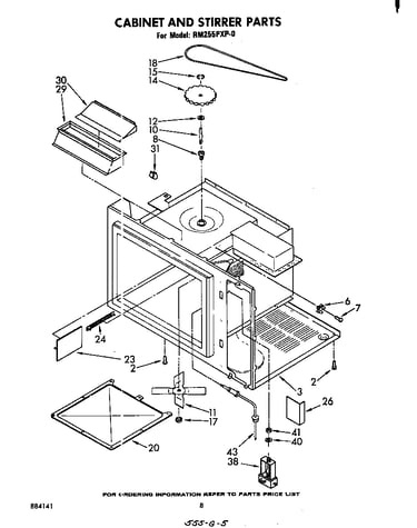 Cabinet and stirrer