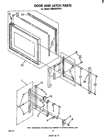 Door and latch