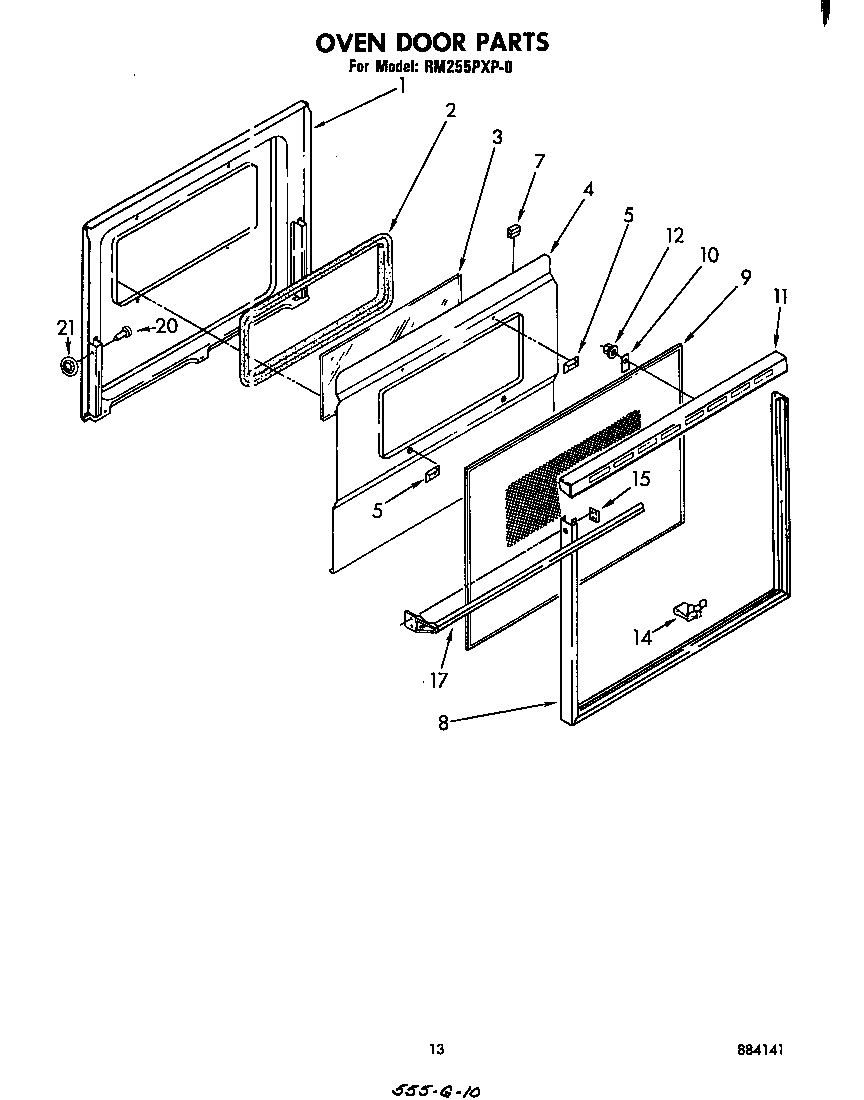Oven door