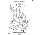 Whirlpool RM278PXP0 cabinet and stirrer diagram