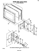 Door and latch