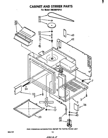 Cabinet and stirrer