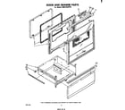 Whirlpool RM973BXPT0 door and drawer diagram