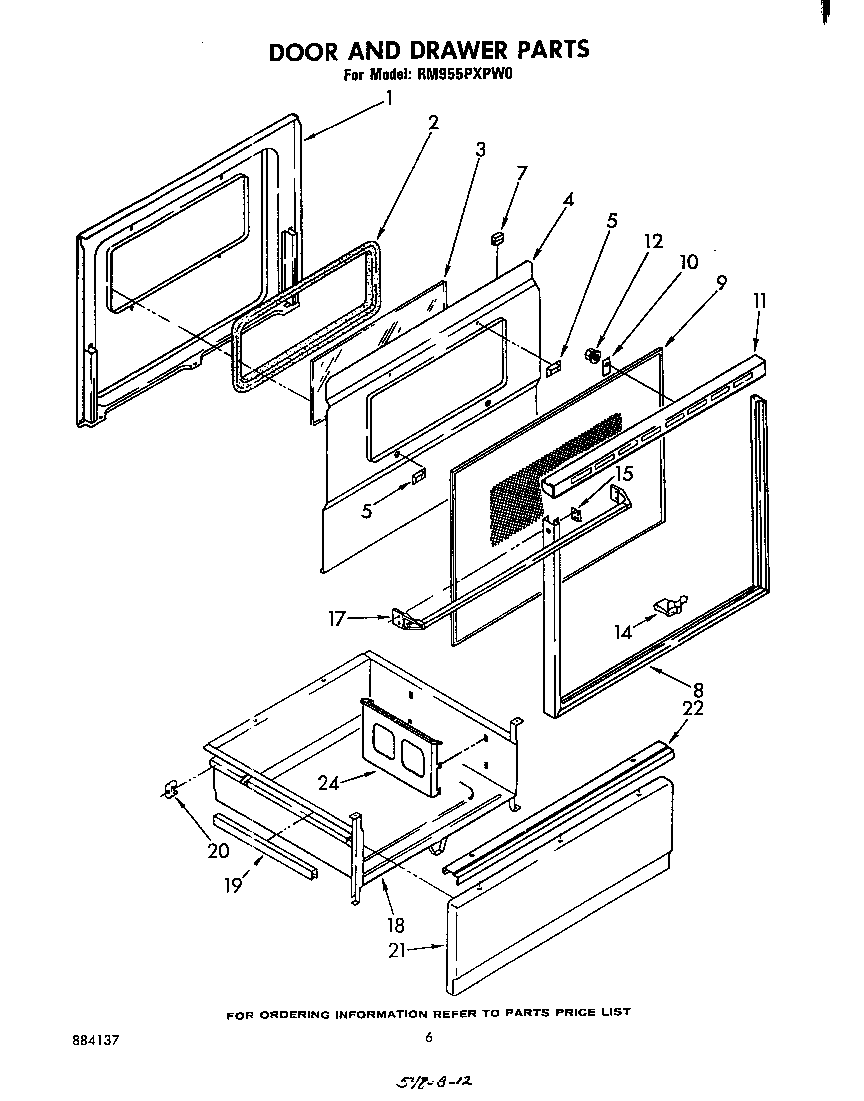 Door and drawer