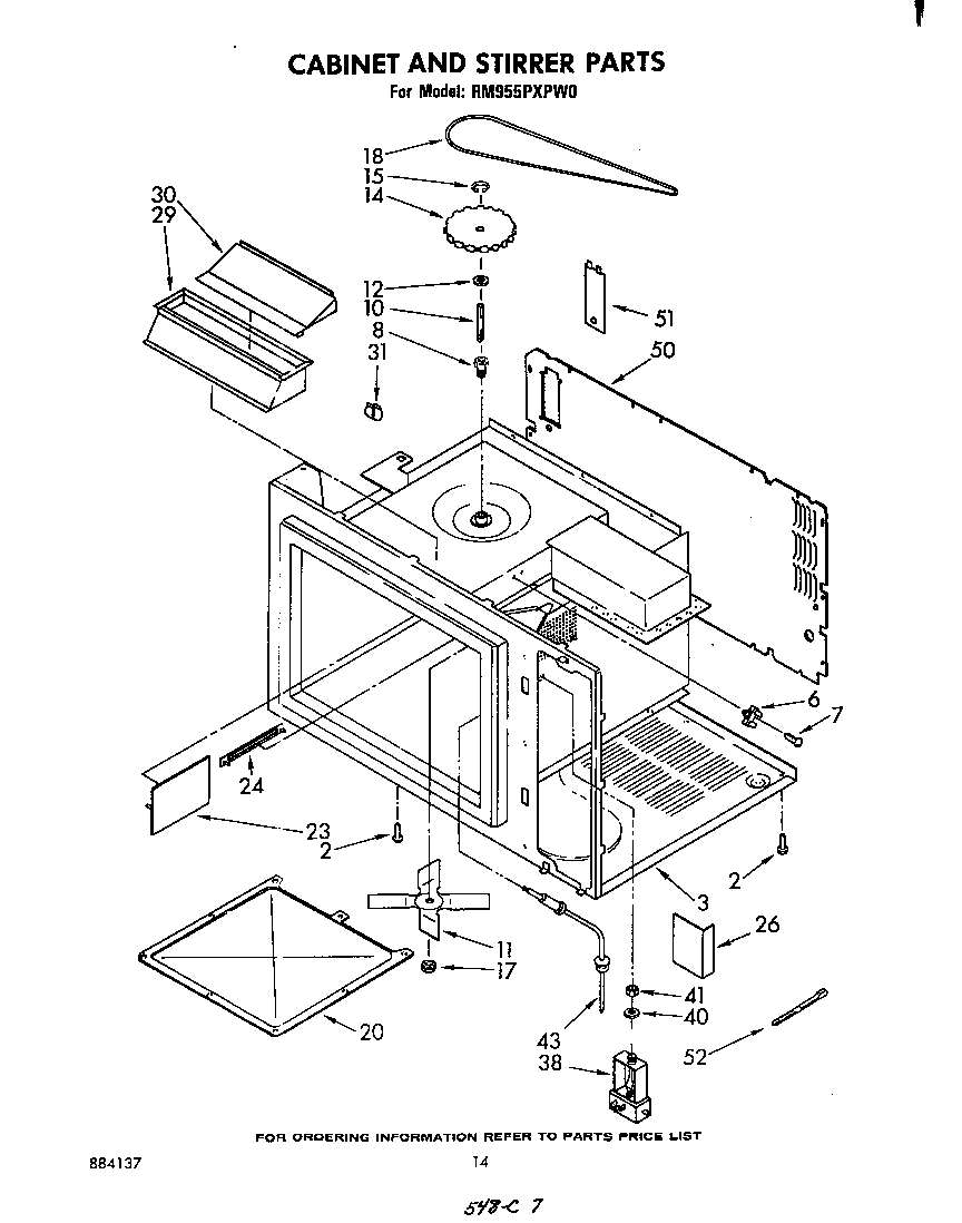 Cabinet and stirrer