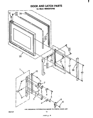 Door and latch