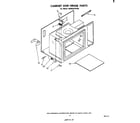 Whirlpool RM955PXPW0 cabinet and hinge diagram