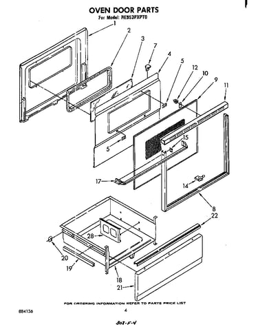 Oven door