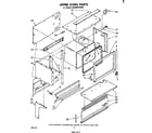 Whirlpool RE960PXPW0 upper oven diagram