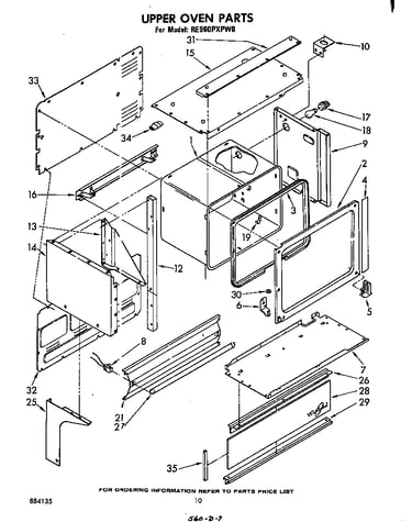 Upper oven