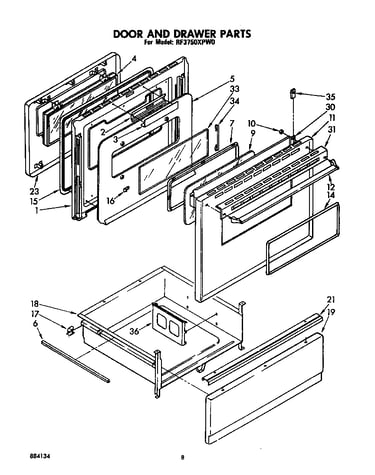 Door and drawer