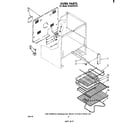 Whirlpool RF363PXPT0 oven racks diagram