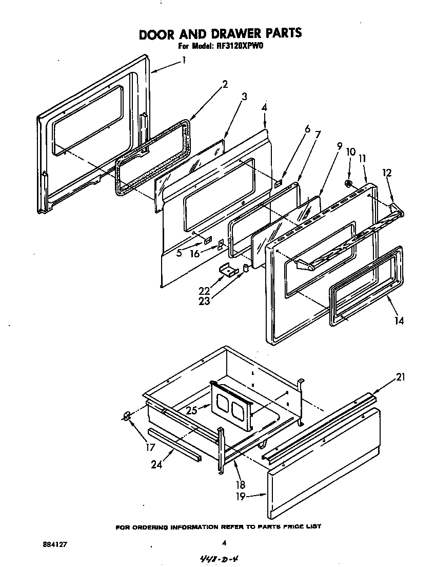 Door and drawer
