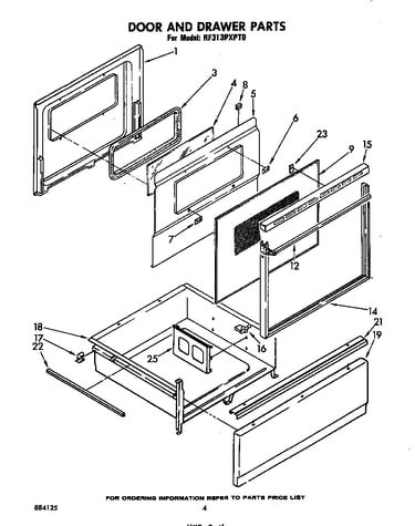 Door and drawer