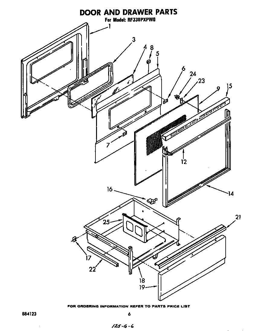 Door and drawer