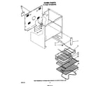 Whirlpool RF3300XPW0 oven diagram