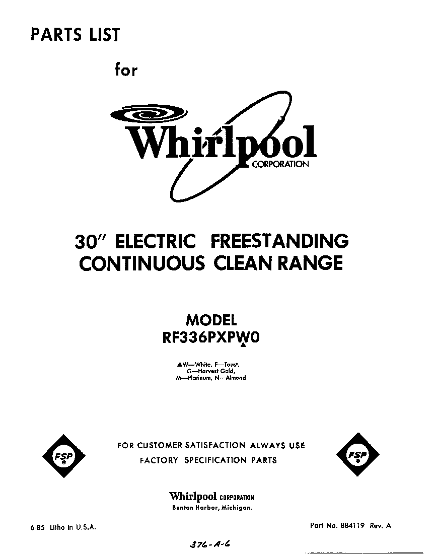 Front cover