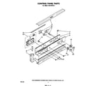 Whirlpool RB120PXK1 control panel diagram