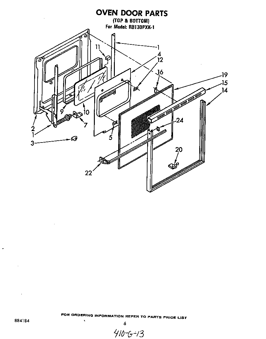 Oven door