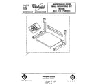 Whirlpool RCK310 mw wall mounting kit diagram