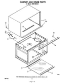 Cabinet and hinge