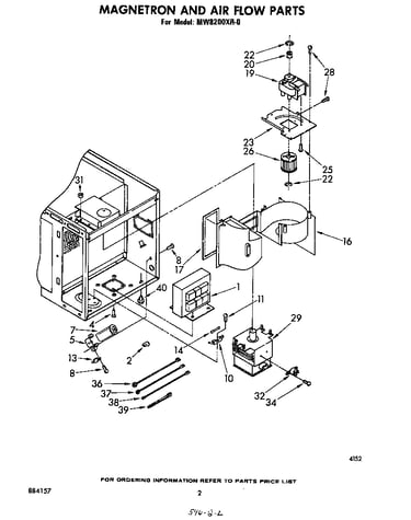 Magnetron and air flow