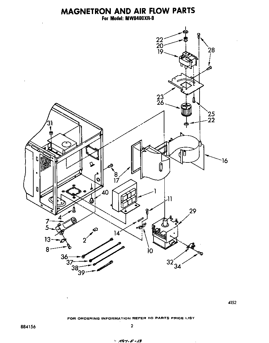 MAGNETRON AND AIR FLOW