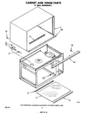 Cabinet and hinge