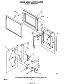 Door and latch