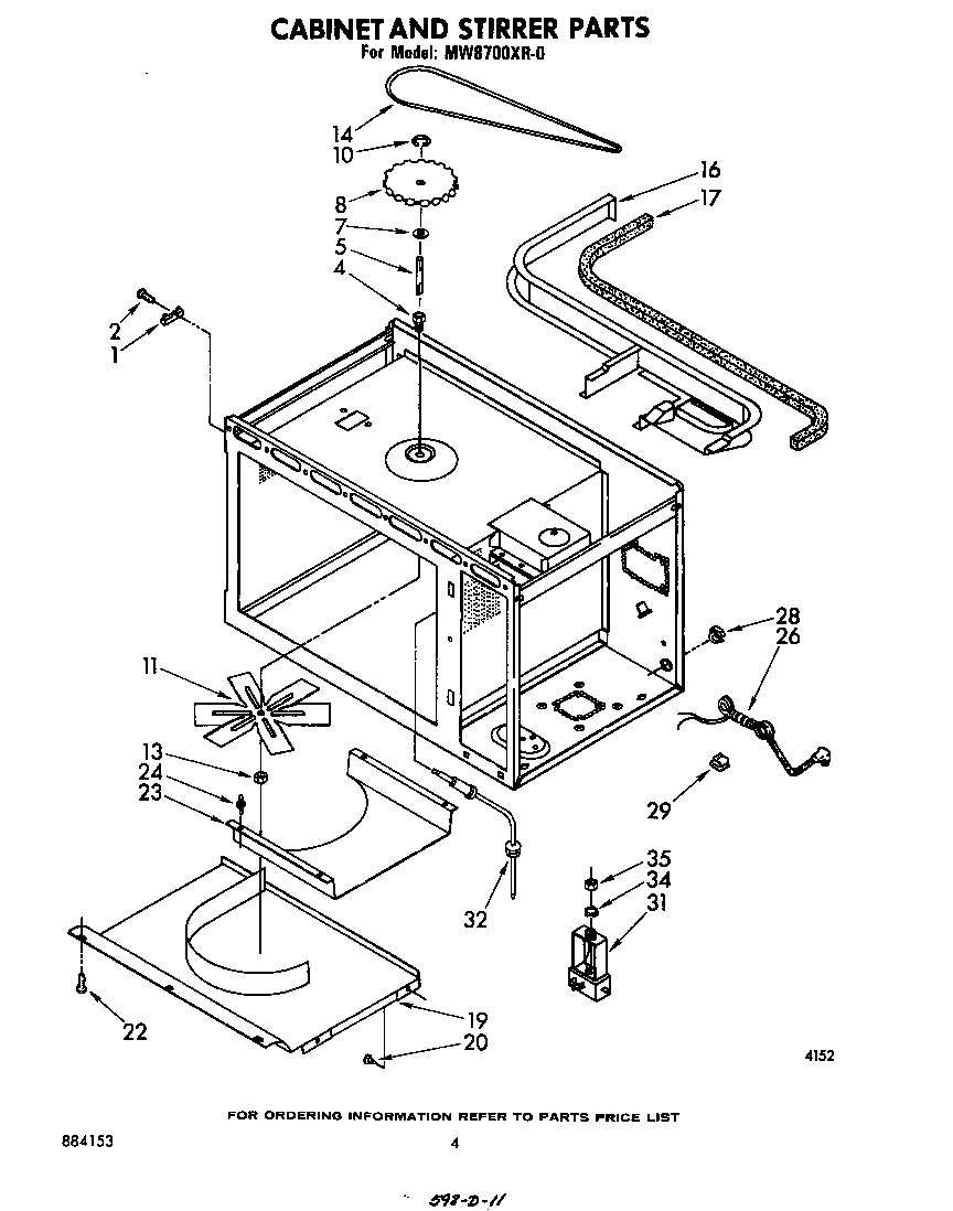 Cabinet and stirrer