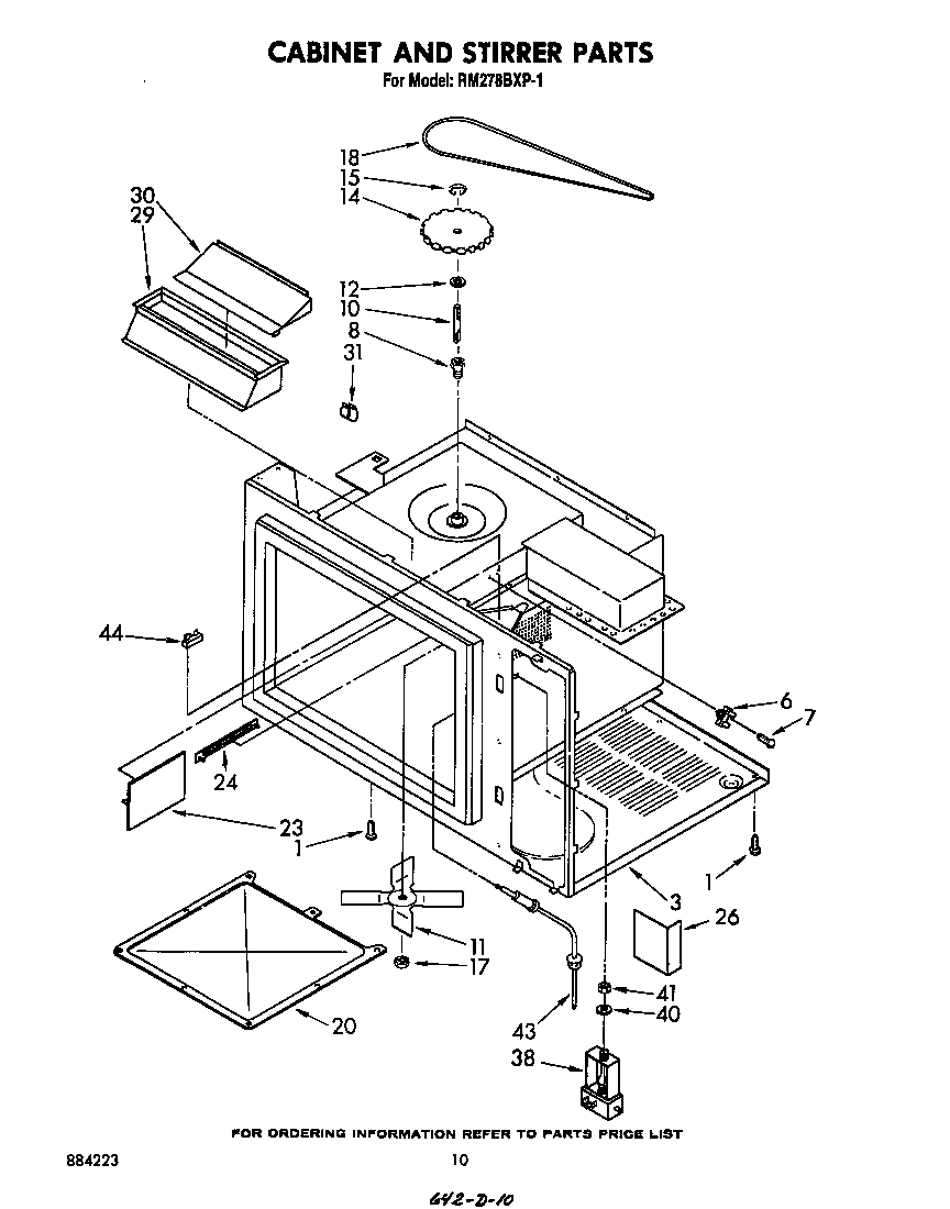 CABINET AND STIRRER