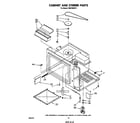 Whirlpool RM278BXP1 cabinet and stirrer diagram