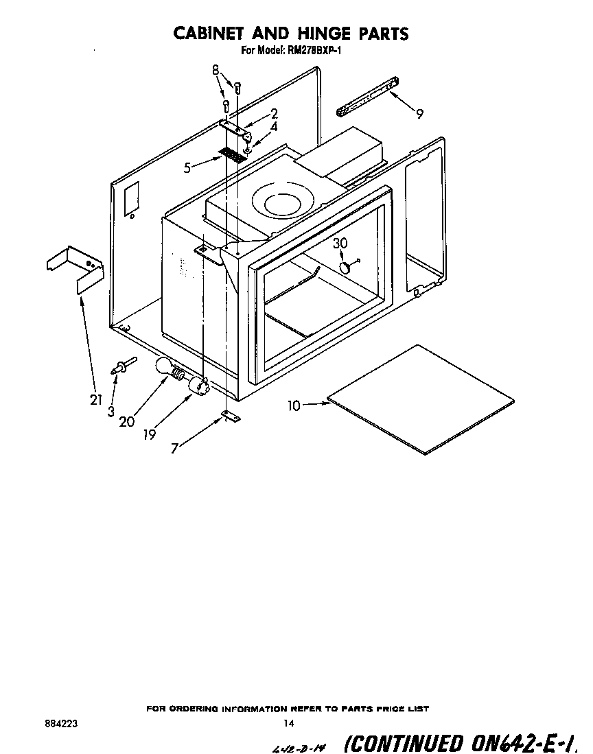 CABINET AND HINGE