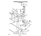 Whirlpool RM288PXP1 magnetron and air flow diagram