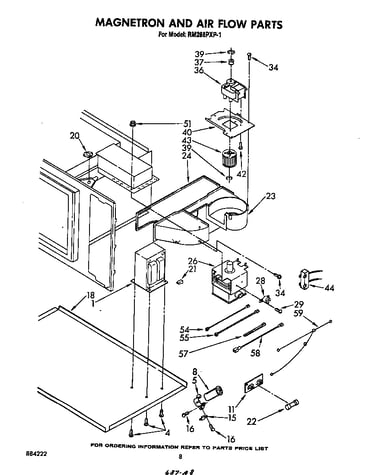 Magnetron and air flow