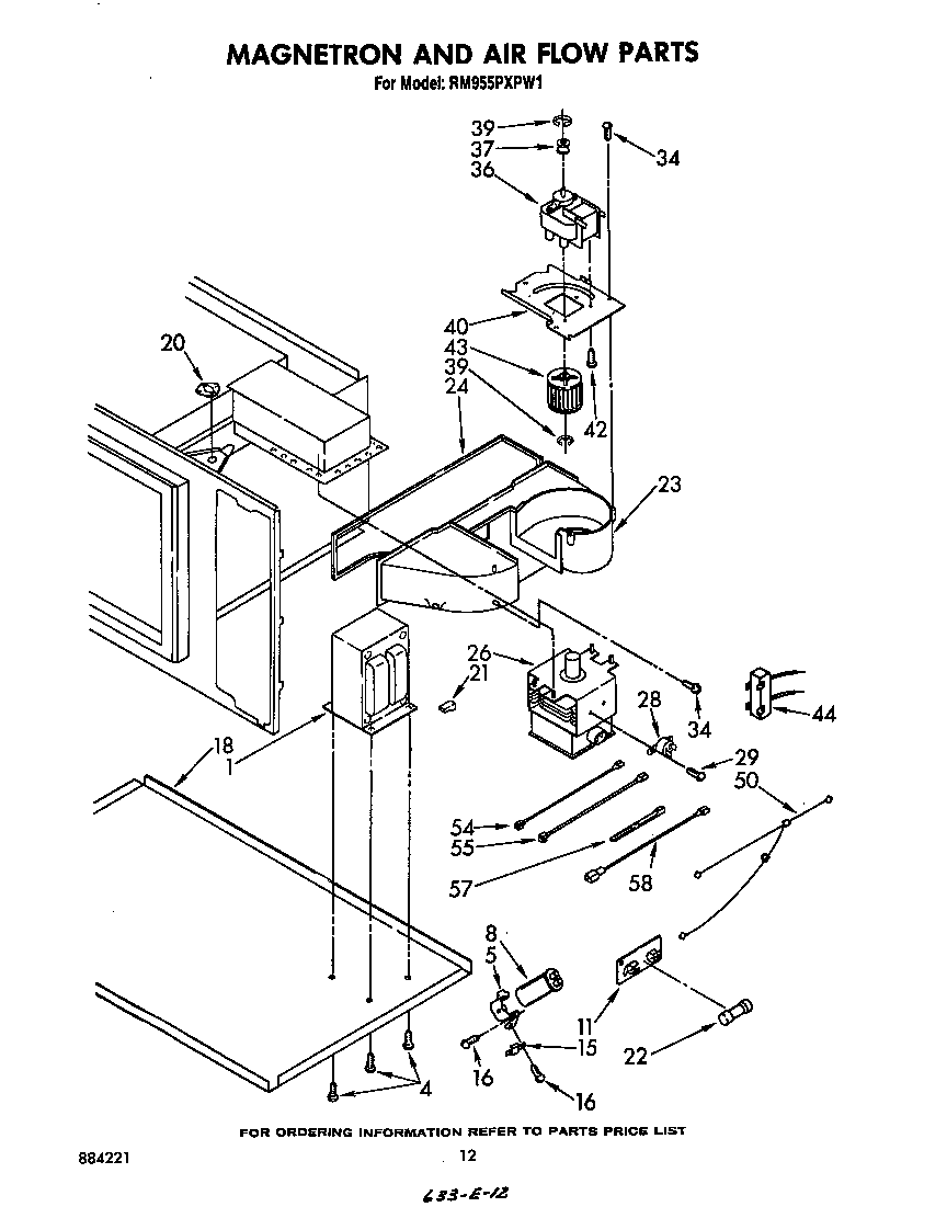 Magnetron and air flow
