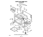 Whirlpool RM955PXPW1 cabinet and stirrer diagram