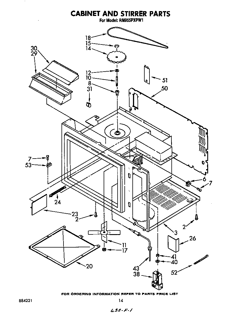 Cabinet and stirrer