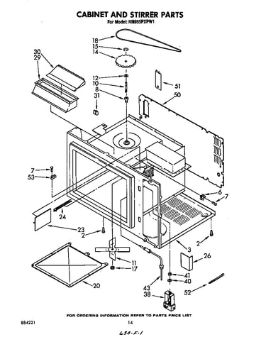 Cabinet and stirrer